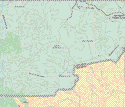 El mapa muestra las poblaciones(pueblos) de Ardilla.