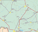 Este mapa muestra la poblacion de Jarrillas.