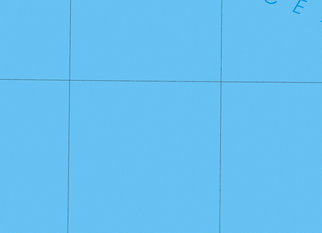 Este mapa muestra el Oceano Pacifico.
