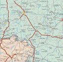Este mapa muestra la ciudad de Chapopote. Ademas de las poblaciones (pueblos) de Chalingo, Tamayon Primero, Coapantla.
