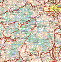 Este mapa muestra las ciudades de San Francisco Tlalcitalcalpan, San Luis Mextepec, San Miguel Ziancantepec, Toluca de Lerdo, Cacalomacan, San Juan de las Huertas, Tlatelulco, San Juan Tilapa, Santiago Tlacotepec, Calimaya de Díaz González, Villa Guerrero, Coatepec de Harinas. Ademas de las poblaciones (pueblos) de Turcio 1ª Sección, San Nicolás Amealco, San Mateo Tlalchichilpan, San Sebastián el Grande, el Potrero, San Mateo, Sierra Morelos, San Simón de la Laguna, Santa Maria del Monte, San Antonio Acahualco, San Mateo Oxtotitlan, San Miguel Xoltepec, Rincón de Guadalupe, Santa Cruz Cuautenco, San Pedro Tejalpa, San Francisco Mihualtepec, Amanalco de Becerra, San Pedro Tejalpa, San Jerónimo, Buenavista, Ojo de Agua, Santa Maria Nativas, Acatitlan, San Simón el Alto, San Francisco Oxtaltipan, La Puerta del Monte, San Marcos de la Cruz, Mesón Viejo, San Ramón, La Peñuela, La Laguna, San Miguel Oxtoltilpan, Zaragoza de Guadalupe, La Laguna, Potrero de San José, La Comunidad, San Francisco Putla, Estancia de Tequexquipan, Santa Cruz Pueblo Nuevo, La Laguna, San Pedro Tlanixco, Temascaltepec de González, Tlanixco, Los Timbres, San Andrés de los Gama, La Guacamaya, Las Lagrimas, Tlanixco, Real de Arriba, Mina de Agua, San Simón de Guerrero, Cieneguillas de Labra, Los Ranchos de San José, La Labor, San Diego, Huyanalco, San Bartolome, San José, San Gabriel Cuentla, Potrero de la Sierra, Zacango, Santiago Oxtotitlan, Rancho Viejo Cuentla, San Diego Cuentla, Cruz de Piedra, Tequimilpa, La Lona, Texcaltitlan, San José del Progreso, Tepalcatepec, Yultepec, Chiltepec, El Carmen, Huayatengo, La Labor de Zaragoza, Pantoja, Las Vueltas, Plan de San Francisco, Las Finas, San Miguel de Laderas, Pantoja, Pachuquitla, Aguacatitlan.