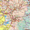 Este mapa muestra las ciudades de Temascalapa, Los Reyes Acozac, Santa Ana Nextlalpan, Tecamas de Felipe Villanuevo, Jaltepec, San Martín de las Piramides, Teotihuacan de Arista, Otumba de Gómez Farias, Cuatliquizco, Ojo de Agua, San Francisco Mazapa, Tepexpan, Tepetlaoxtox de Hidalgo, Chinconcuac de Juárez, Chiatla, San Salvador Ixtenco, La Magdalena, Texcoco de Mora, San Luis Huexotla, Lomas de Cristo, San Miguel Coatlinchan. Ademas de las poblaciones (pueblos) de Buenavista, Cuatlalpan, Huitzila, Teacalco, San Pablo Xuchil, San Felipe Teotitlan, San Miguel Ometusco, Aztacameca, San Luis Tecuhatitlan, San Cristobal Tecuhautitlan, Acuitlanulco, Santa Maria Palapa, Nopaltepec, San Antonio Ometusco, Tecuautitlan Atta, Jaltocan, San Miguel Atlamajac, Santiago Tolman, Axapusco, San Isidro del Progreso, Arqueologico Teotihuacan, San Pablo Tecalco, San Marcos, Buenavista, Santa Cruz Venta de Carpio, Santiago Atlato, Acolman de Nezahualcoyoc, San Francisco Tlaltica, Xometla, Santiago Tepetitlan, Belem, Santa Bárbara, Cuanatlan, Tequisistlan, Tezoyuca, Tratamiento de Agua de Caracol, San Cristóbal Nexquipayac, Tepetitlan, Chiquitzingo, San Pedro Chiautzingo, Papalotla, Andrés de las Peras, San Juan Totolapan, San Miguel Tlaixpan, San Jerónimo Amanalco, San Miguel Tlaixpan, Santa Maria Tecuamulco, San Diegito Xochimenca, Tequexquinahuac, San Pablo Ixayoc, Estanque de Sedimentacion, Coatepec.