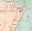 Este mapa muestra los poblados y pueblos de Achichipico, Texcala, Huecahuaxco, Ocoxaltepec, C. Yeteco, Jumiltepec, Tlalmimilulpan, Huejotengo, Tetela del Volcán, Hueyapan, Xochitlan, Metepec, Ocuituco, Exquemeca, Tlacotepec, Tecajec, Zacualpan de Amilpas, Temoac, Popotlan, Huazulco, Amilcingo.