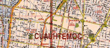 mapa de la ciudad de mexico